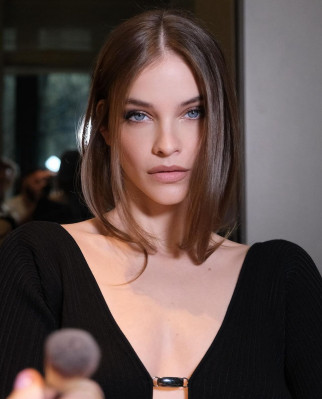 Barbara Palvin at Emporio Armani show