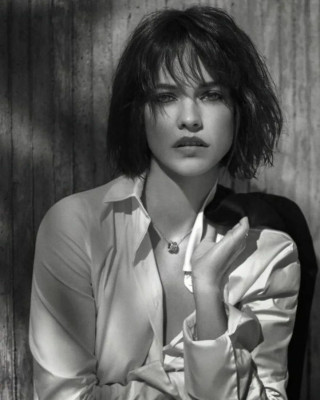 Barbara Palvin graces the cover of Vogue Turkey in the March issue