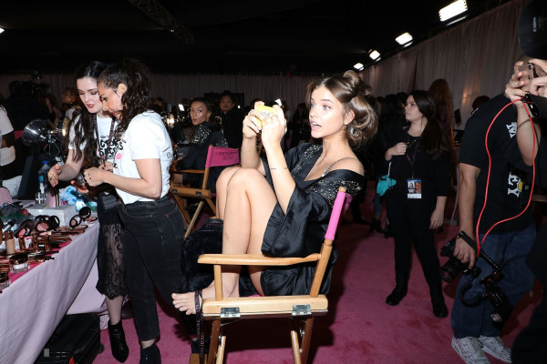 Barbara Palvin – Victoria’s Secret Fashion Show Backstage 2018 