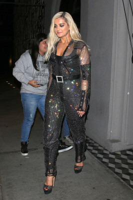 Bebe Rexha at Craig Restaurant in West Hollywood 05/21/2018