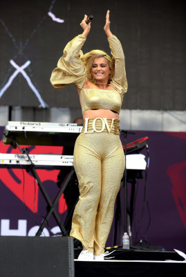 Bebe Rexha at iHeartRadio Village in Las Vegas 09/23/2017
