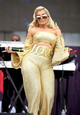 Bebe Rexha at iHeartRadio Village in Las Vegas 09/23/2017