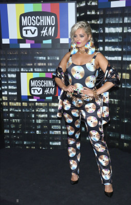 Bebe Rexha - Moschino x H&amp;M Fashion Show in New York 10/24/2018