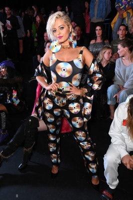 Bebe Rexha - Moschino x H&amp;M Fashion Show in New York 10/24/2018