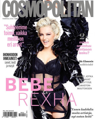 Bebe Rexha - Cosmopolitan Finland January 2019
