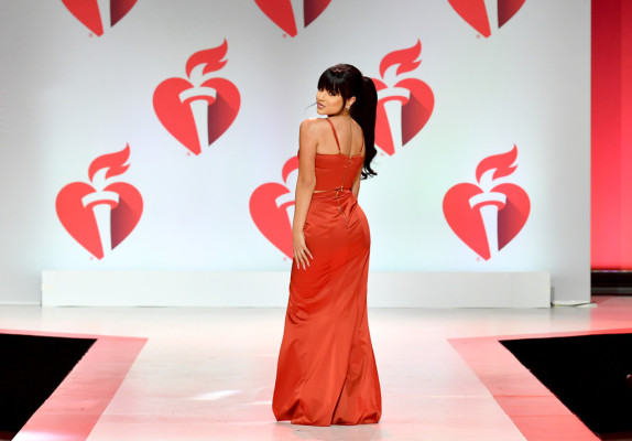 Becky G - Red Dress Collection NYFW 02/07/2019