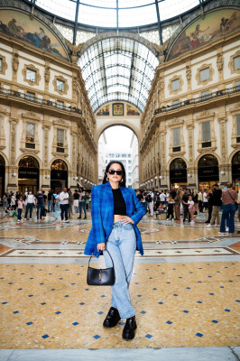 Becky G- in Milan