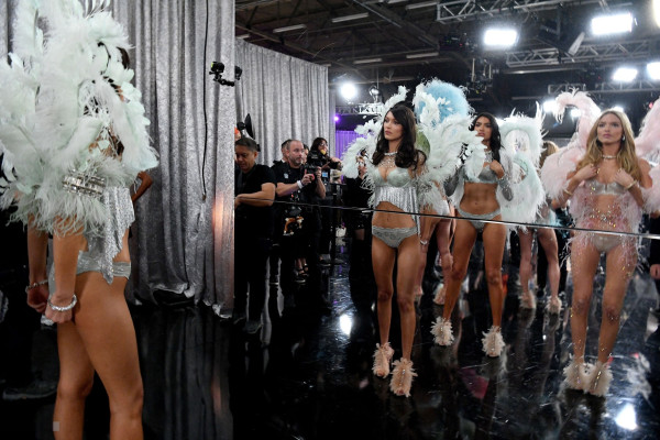 Bella Hadid – 2018 Victoria’s Secret Fashion Show Backstage in NYC