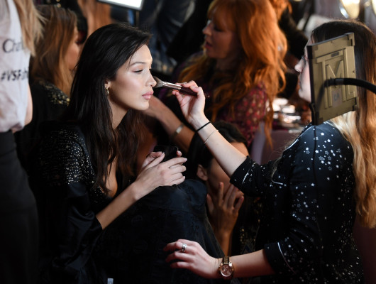 Bella Hadid – 2018 Victoria’s Secret Fashion Show Backstage in NYC