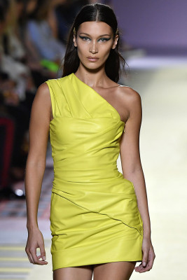 Bella Hadid Walks Versace Fashion Show at Milan Fashion Week
