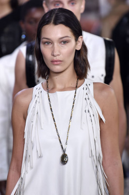 BELLA HADID at Bottega Veneta Fashion Show in Milan 09/23/2017