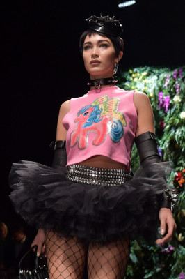 BELLA HADID at Moschino Fasion Show at Milan Fashion Week 09/21/2017  