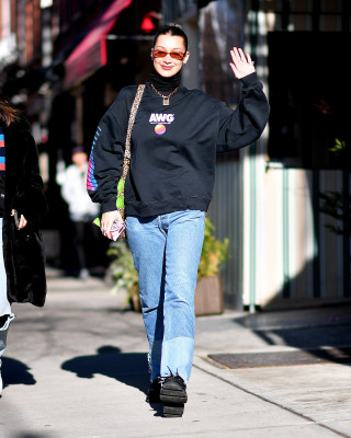 Bella Hadid Out in New York 03/22/2018