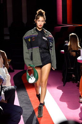 Bella Hadid – Walks Miu Miu Cruise Collection Show in Paris