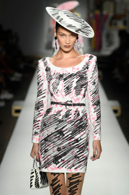 Bella Hadid - Moschino Spring/Summer 2019 Fashion Show in Milan