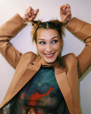 Bella Hadid – Backstage at Fendi SS20 Photoshoot (2019)