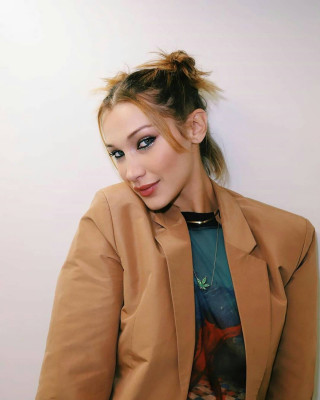 Bella Hadid – Backstage at Fendi SS20 Photoshoot (2019)
