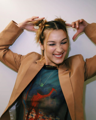 Bella Hadid – Backstage at Fendi SS20 Photoshoot (2019)
