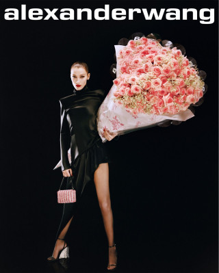 BELLA HADID for Alexander Wang Valentine’s Day 2020