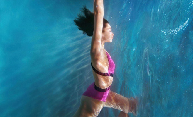 BELLA HADID for Calvin Klein Swimwear 2020 Campaign