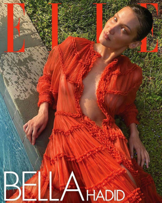 BELLA HADID for Elle Magazine, August 2020