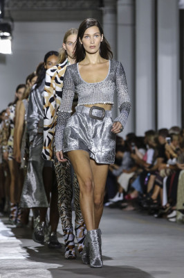 Bella Hadid - Roberto Cavalli Spring/Summer 2019 Fashion Show in Milan