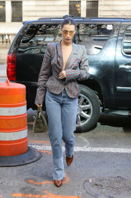 Bella Hadid in Casual Outfit in New York City 