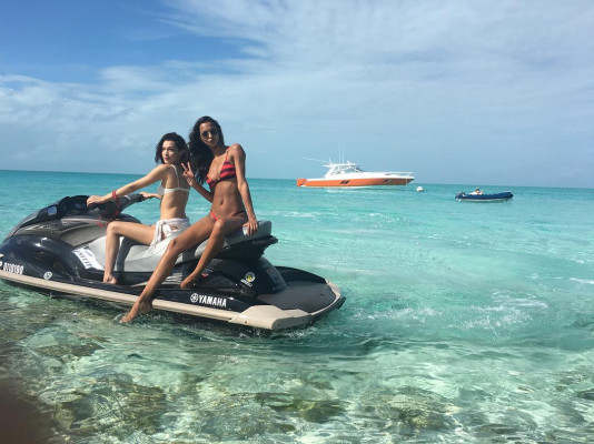 Bella Hadid in Bikini on he beach in Bahamas