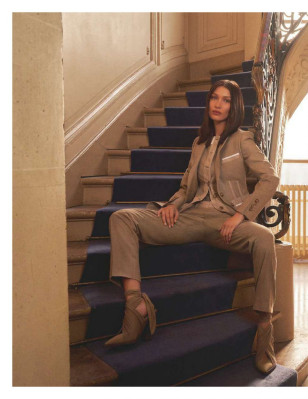 CARLA BRUNI and BELLA HADID in Elle Magazine, France February 2020