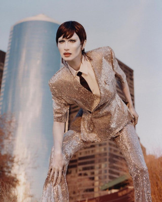 Bella Hadid by Luke Gilford for V Magazine // Spring 2021 