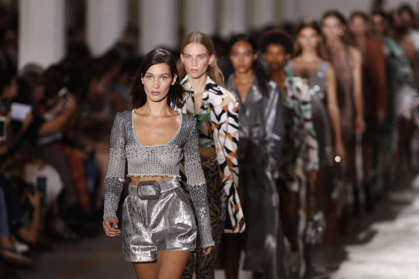 Bella Hadid - Roberto Cavalli Spring/Summer 2019 Fashion Show in Milan