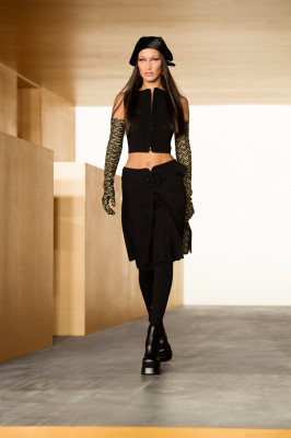 Bella Hadid - Versace Fashion Show in Milan | March 2021 
