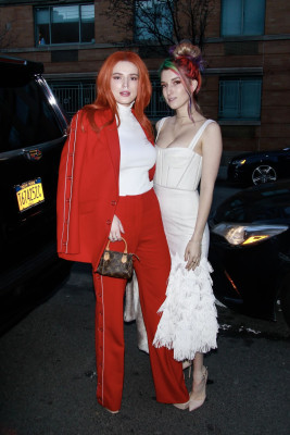 Bella Thorne and Dani Thorne at Jonathan Simkhai, NYFW 2019 in NYC
