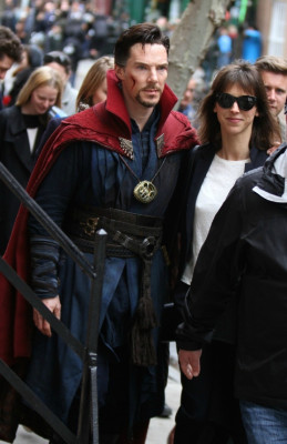 Benedict Cumberbatch - &#039;Doctor Strange&#039; On Set in New York 04/02/2016