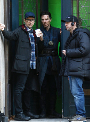 Benedict Cumberbatch - &#039;Doctor Strange&#039; On Set in New York 04/02/2016