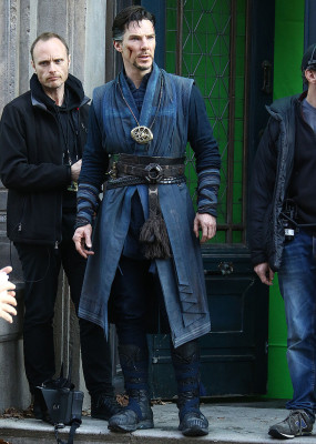 Benedict Cumberbatch - &#039;Doctor Strange&#039; On Set in New York 04/02/2016
