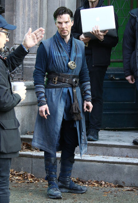 Benedict Cumberbatch - &#039;Doctor Strange&#039; On Set in New York 04/02/2016