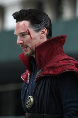 Benedict Cumberbatch - &#039;Doctor Strange&#039; On Set in New York 04/02/2016