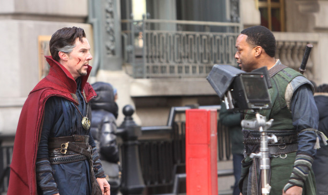 Benedict Cumberbatch - &#039;Doctor Strange&#039; On Set in New York 04/03/2016
