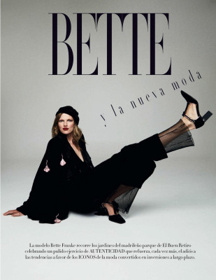 Bette Franke ~ Harper&#039;s Bazaar España September 2023 by Rocio Ramos