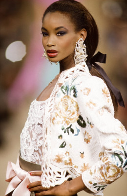 Beverly Peele for Yves Saint Laurent S/S 1992 couture