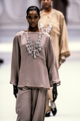 Beverly Peele for Luciano Soprani FW 1990 