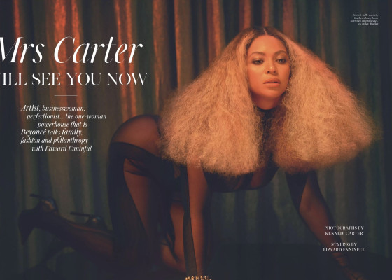 Beyoncé by Kennedi Carter for British Vogue // 2020