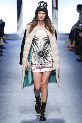 Bianca Balti - Fausto Puglishi Autumn/winter 2018 Fashion Show in Milan