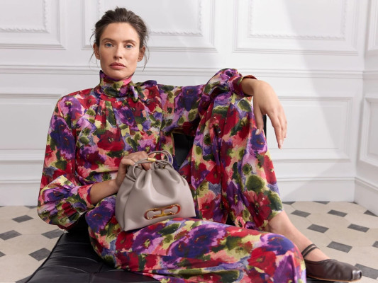Bianca Balti for Carolina Herrera