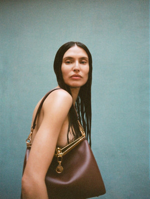 Bianca Balti ~ Etro Vela Bag