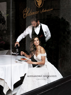 Bianca Balti - Alessandro Angelozzi Couture 2019 Bridal Collection campai