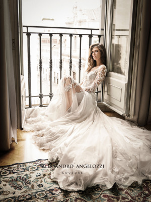 Bianca Balti - Alessandro Angelozzi Couture 2019 Bridal Collection campai