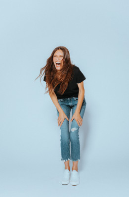 Bianca Balti - Rag &amp; Bone Denim Project Fall 2019