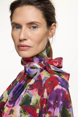 Bianca Balti for Carolina Herrera